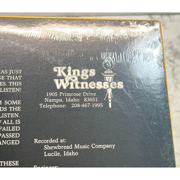 Kings Witnesses New Life Vinyl LP Christian Gospel SEALED Colonial SRS-071186 - Picture 5 of 5